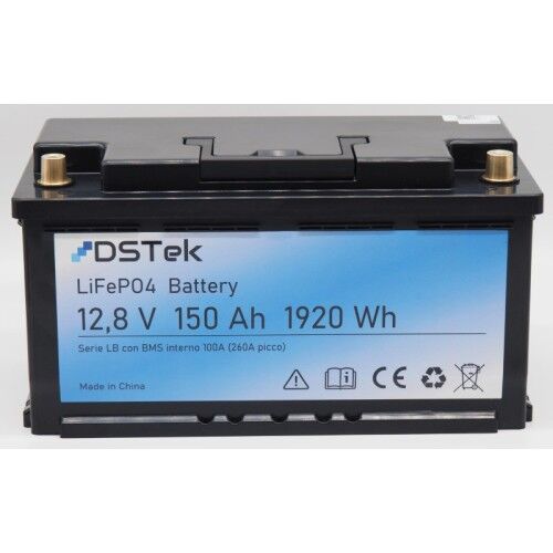 150Ah Batteria LiFePO4 12,8V LB "ribassata" sottosedile (35*17*19 cm) anche drop-in - GARANZIA 5 ANNI - immagine 1